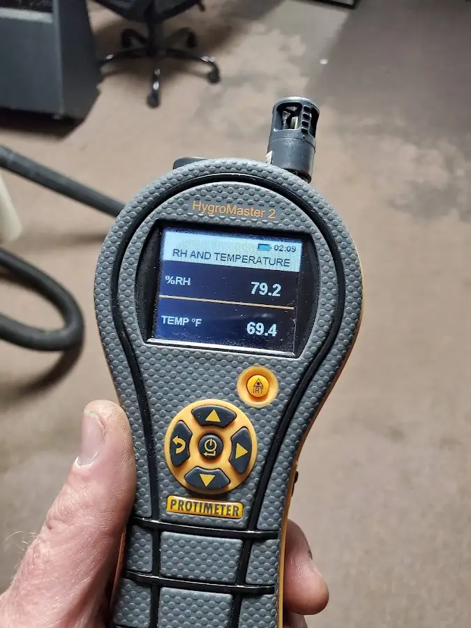 Moisture meter humidity assessment for Fire & Smoke Damage Restoration in West Seneca